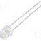 Dioda CRLED 5mm, alb rece, plat, 12V, OPTOSUPPLY - OSW5DK57E1A-CRLED14