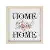 Tablou decorativ cu mesaj Sweet Home, 30.5x30.5 cm, LEmn, ATU-080456, Oem