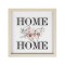 Tablou decorativ cu mesaj Sweet Home, 30.5x30.5 cm, LEmn, ATU-080456