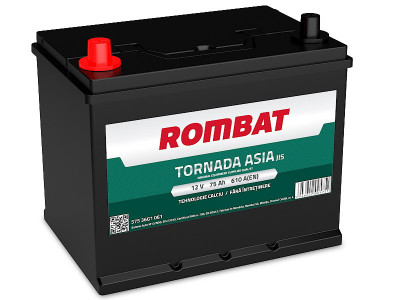 Acumulator Rombat 12V 75AH Tornada Asia 38439 57536G1061ROM foto