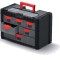 Set cu compartimente negre transparente