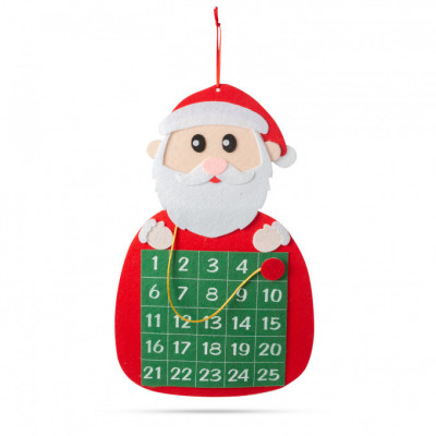 Calendar de Crăciun - cu Moș Crăciun - cu marker cu arici - 58625A foto