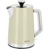 Fierbator electric ECG RK 1766 Vintage Vanilla, 2200 W, 1.7 litri, otel inoxidabil, crem