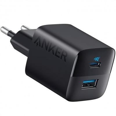 Incarcator Retea Anker 323, 33W, 3A, 1 x USB-A - 1 x USB-C, Negru A2331G11 foto