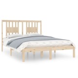 Cumpara ieftin Cadru de pat mic dublu, 120x190 cm, lemn masiv