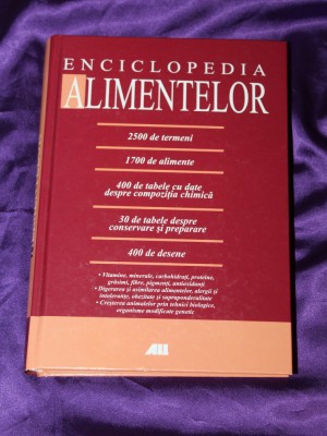 Enciclopedia alimentelor - 2500 termeni 1700 alimente foto