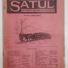 SATUL , REVISTA DE CULTURA PENTRU POPOR , ANUL X , NR. 110 , IANUARIE , 1940