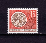 Cumpara ieftin ✅ (S22) Franta 1966 &quot; Uzuale - moneda celtica&quot; - serie , preobliterata guma originala , Mi. 1558, MNH