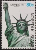 BC294, Norfolk Island 1986, serie Statuia Libertatii
