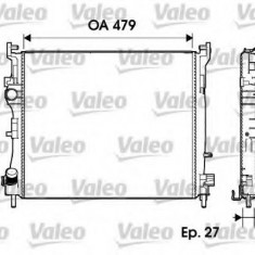 Radiator, racire motor RENAULT CLIO II (BB0/1/2, CB0/1/2) (1998 - 2005) VALEO 732960