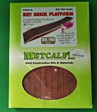Feroviare Railway trenulețe, 00 /HO, Metalcalfe 2009 kit construcție hobby cărămizi roșii două variante. Cutie sigilată 28.5 cm/ 22 cm/2 cm W