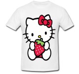 Tricou &quot; Hello Kitty strawberry &quot;