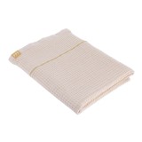 Prosop 70x130cm 100% Bumbac Cu Volane &ndash; Bej | Prosoape Baie Corp