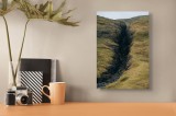 Tablou Canvas pe temă de natură: Canion &icirc;n ruginiul toamnei, 26 x 39 cm, CMCLASS