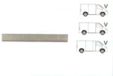 Prag interior CITROEN JUMPER (230), 06.1994-2006; Fiat DUCATO (230), 03.1994-2006; Peugeot BOXER (230), 06.1994-2006, partea stanga=dreapta, otel gal