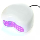 Mini Lampa UV LED Unghii, Portabila, 3W, Uscare Rapida Oja Semipermanenta si Gel, Manichiura Pedichiura, 135x125mm