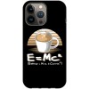 Husa compatibila cu Apple iPhone 12 Mini model E=Mc, Silicon, TPU, Viceversa, Transparent, Carcasa
