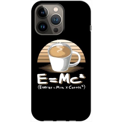 Husa compatibila cu Apple iPhone 12 Mini model E=Mc, Silicon, TPU, Viceversa foto