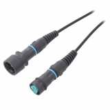 Patch cord cu fibra optica, 2 pini, Buccaneer 6000, duplex multimod (MM), BULGIN, PXF6055AAA, T269503
