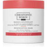 Christophe Robin Regenerating Mask with Prickly Pear Oil masca pentru regenerare pentru par uscat, deteriorat si tratat chimic 250 ml