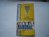 Caiet program handbal 1981 Constructorul C.S.U. Oradea