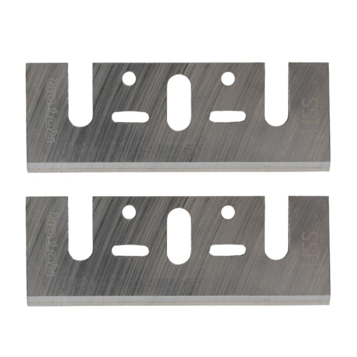 Lama pentru rindea electrica 82 mm, set 2 bucati ROTOR Innovative ReliableTools