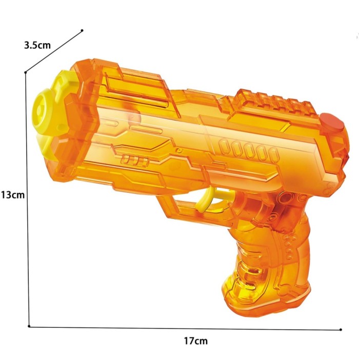 Pistol cu apa, flippy, manual, din pp, 23 x 16 x 4 cm, 250 ml, portocaliu