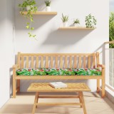 vidaXL Perne pentru paleți pentru bancă 2 pcs Junglă tropicală 200x40x8 cm material Oxford