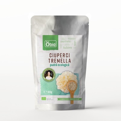 Ciuperci Tremella pudra bio, 60g, Obio foto