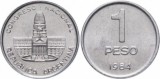 Argentina 1984 - 1 peso, circulata