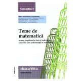 Cumpara ieftin Teme de matematica. Clasa a VIII-a (semestrul I) - Petrus Alexandrescu