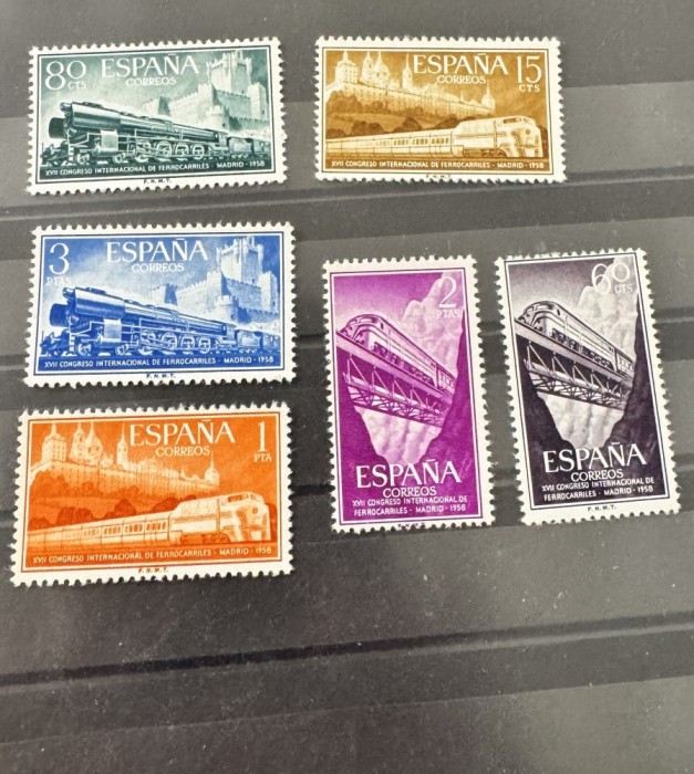 1958. Spania. tren MNH