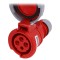 Conector PCE alimentare AC trifazate 32A 400VAC IP67