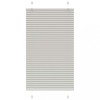 VidaXL Jaluzea plisată gri deschis 80x100cm Lățime țesătură 79,4 cm 4015326
