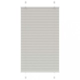 vidaXL Jaluzea plisată gri deschis 80x100cm Lățime țesătură 79,4 cm