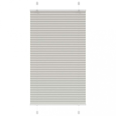 vidaXL Jaluzea plisată gri deschis 80x100cm Lățime țesătură 79,4 cm 4015326 foto