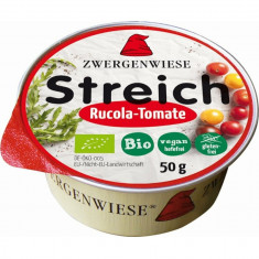 Crema tartinabila bio vegetala cu rosii si rucola, 50g Zwergenwiese