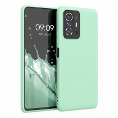 Husa pentru Xiaomi 11T / 11T Pro, Silicon, Verde, 56245.50, kwmobile foto