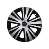 Set 4 capace roti Glory Gri-Negru R14, Compatibil Cu Volvo
