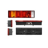 Lampa auto BestAutoVest pentru camion partea Stanga cu leduri 12/24V 472x130x81mm cu mers inapoi si ceata Kft Auto, AutoLux