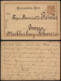 Austria 1892 Old Postcard Postal stationery Vienna to Germany DB.312