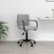 vidaXL Scaun de birou pivotant, gri deschis, catifea 334710