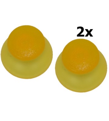 2 x Analog Thumbsticks Cap pentru Controller PS2 PS3-Culoare Galben foto