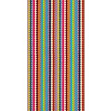 Traversa Festonata Surfilata, Latime 0.67m, Model Jolly, Marime 67 x 200 cm, Multicolor, Antiderapant, Antialergic, Polipropilena, Living, Dormitor, C