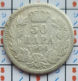 Serbia 50 para 1904 argint - Petar I - km 24 - A013, Europa