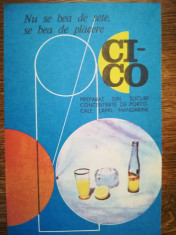 1974 Reclama Cico, CI-CO, racoritoare comunism, Bucuresti, epoca aur 19x12,5 foto
