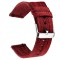 Curea material textil, compatibila Garmin Forerunner 55, telescoape QR, Mahon Red