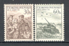 Cehoslovacia.1955 Ziua Armatei XC.242 foto