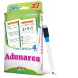 27 de cartonase. Scrie si sterge. Adunarea