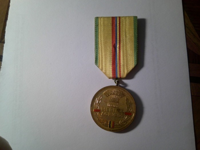 Medalie Meritul agricol RSR